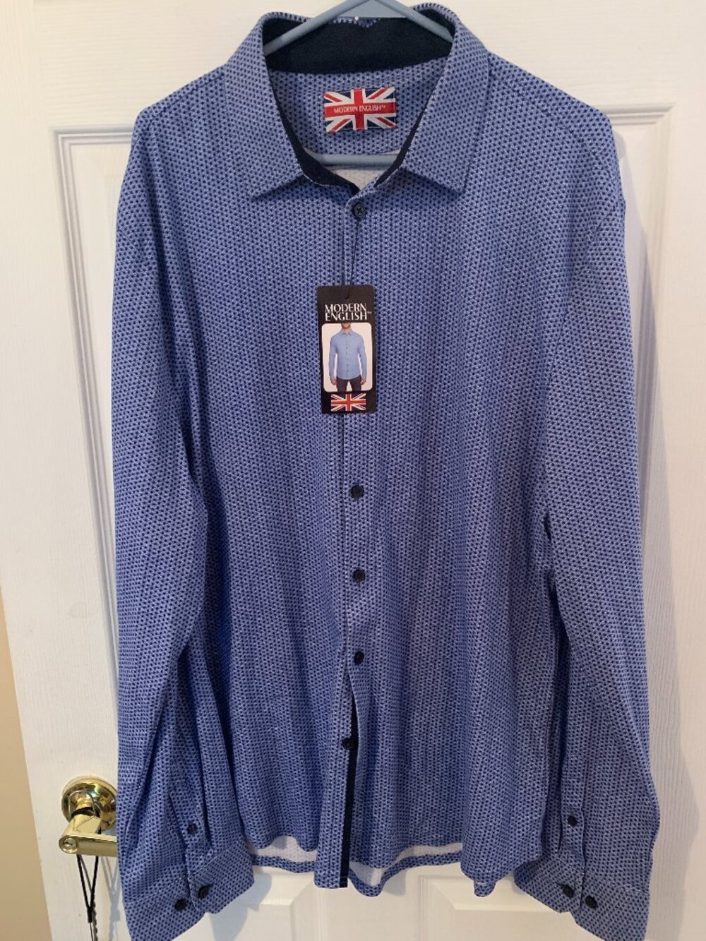 Modern English Men's Casual Button Down Shirt XXL